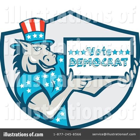 Democrat Clipart #1366046 - Illustration by patrimonio