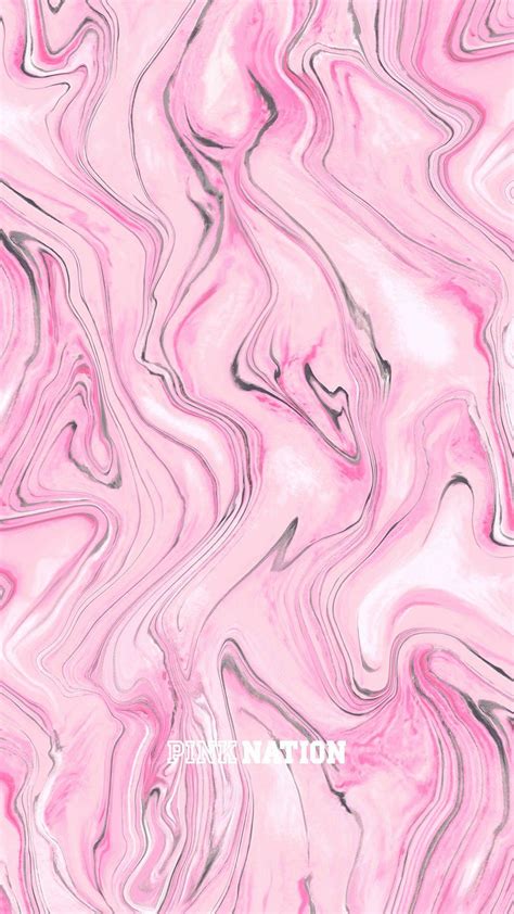 Hot Pink Marble Wallpaper