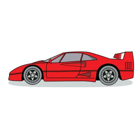 Red car vector for car lover 26784886 Vector Art at Vecteezy