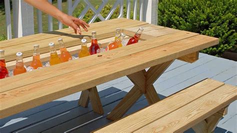 15 Fantastic Picnic Table Plans For Backyard