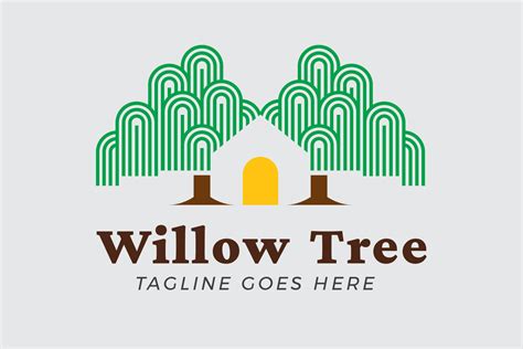 Willow Tree Logo Template 10663049 Vector Art at Vecteezy