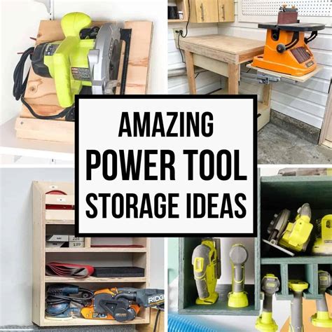 17 Genius DIY Power Tool Storage Ideas - The Handyman's Daughter