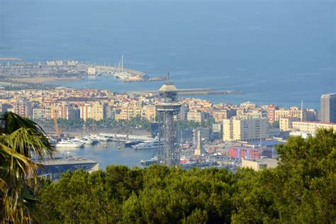 Barcelona City Aerial View, Barcelona, Spain Editorial Image - Image of ...