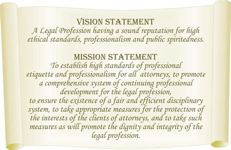 Vision Statement | General Legal Council