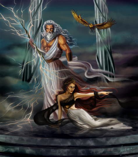 Zeus and Hera by dewmanna on DeviantArt