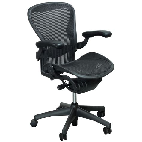 Herman Miller Aeron Used Size B Full Function Task Chair, Carbon ...