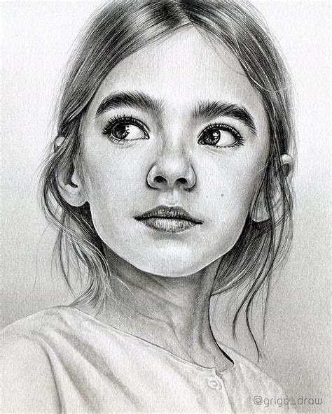 Black and White Realistic Pencil Portrait Drawings | Realistic drawings ...