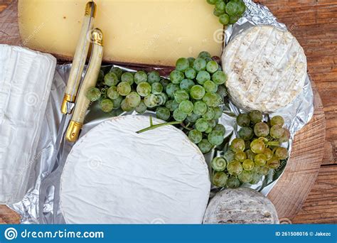 French Cheese Platter France Stock Photo - Image of culinary, milk ...