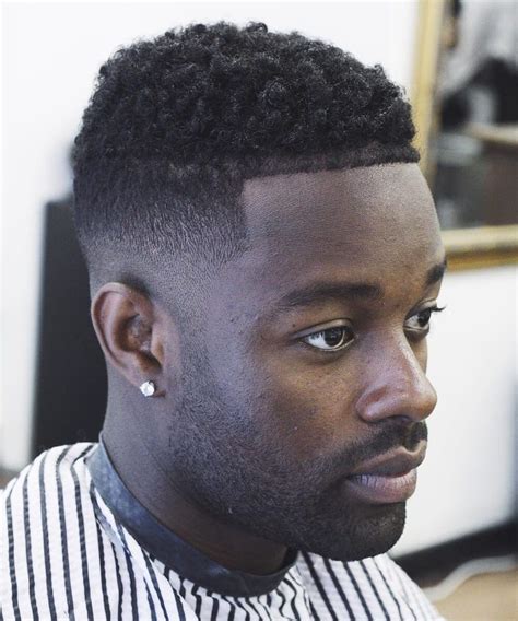 High Fade Haircut Black Men