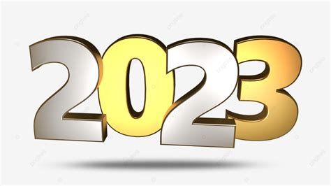 Happy New Year 2023 Gold And White Gradient, Happy New Year, 2023, New ...