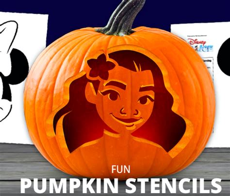 Free Printable Disney Pumpkin Carving Stencils