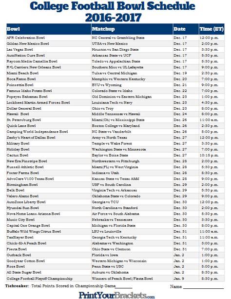 College Football Schedule 2023 2024