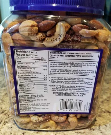 Costco Kirkland Signature Premium Quality Whole Mixed Nuts Review ...