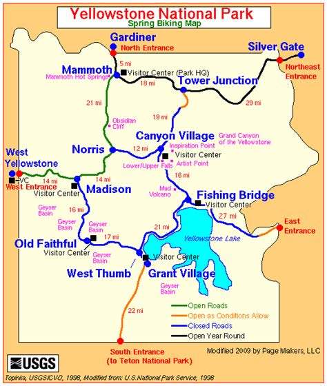 Yellowstone Campground Map | World Map 07