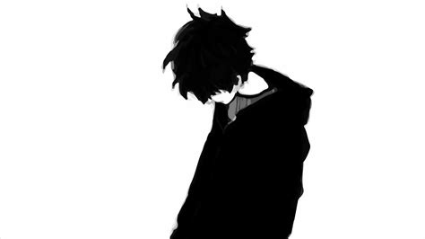 Black and White Anime Boy Wallpapers - Top Free Black and White Anime ...