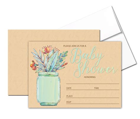 Stonehouse Collection: Rustic Baby Boy Shower Invitation