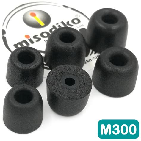 misodiko M300 Memory Foam Earbuds Tips Eartips for Shure SE215 SE315 ...