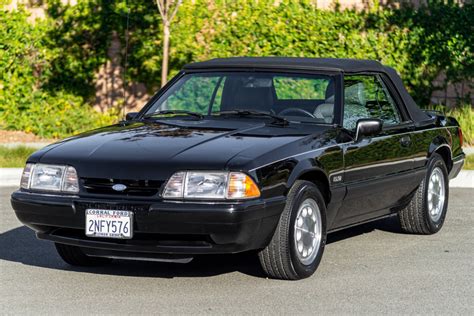 Black 1989 Ford Mustang