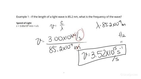 How to Find the Frequency of Light from its Wavelength | Physics ...