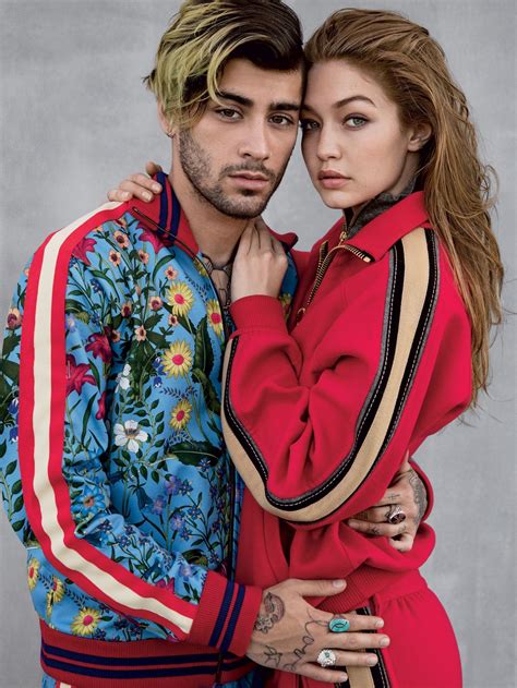 Gigi Hadid & Zayn Malik - Inez & Vinoodh for US Vogue, August 2017 ...