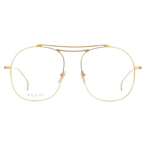 Gucci - Round Frame Optical Glasses - Gold - Gucci Eyewear - Avvenice