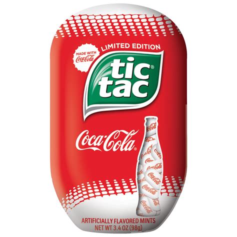 Tic Tac Coca Cola Mints Coke Flavor Hard Candy Bulk 34 Oz Pack