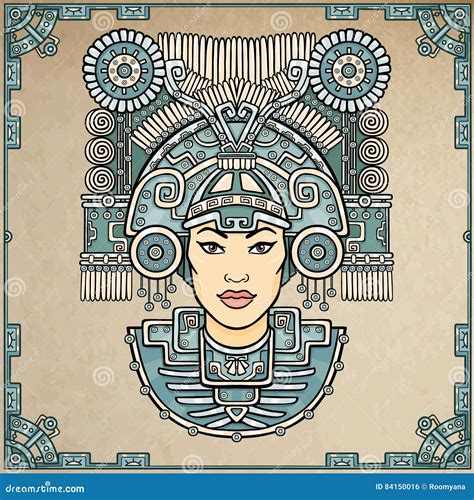 Pagan goddess. stock vector. Illustration of historical - 84150016