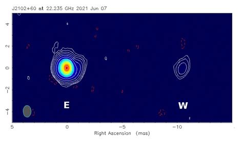 Astronomers inspect a powerful radio-loud high-redshift quasar