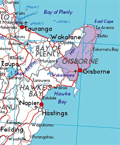 Gisborne Map