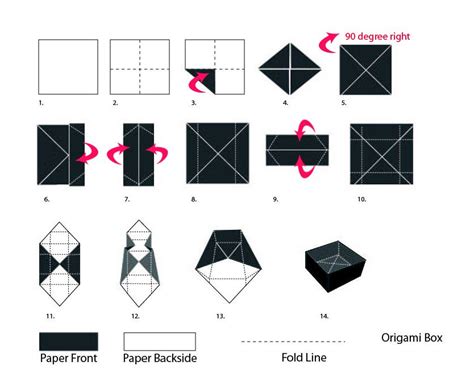 DIY Origami Gift Box Paper Craft