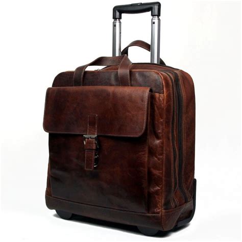 Leather Rolling Briefcases | Gene's Luggage