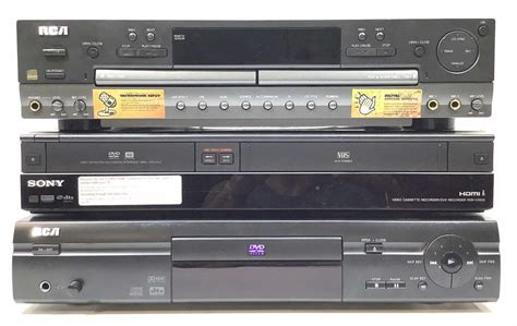 Lot - Rca DVD & CD Players, Sony DVD / VHS Player