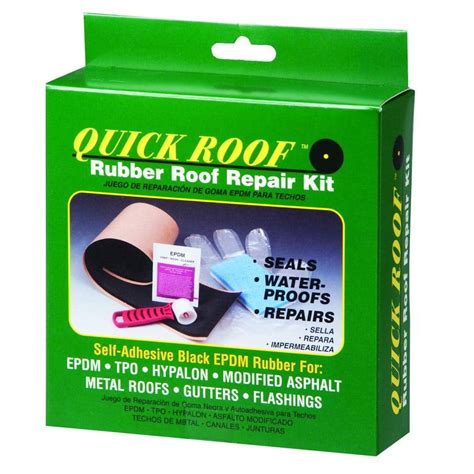 Quick Roof 0.7 lbs. Rubber Roof Repair Kit-QRKIT - The Home Depot