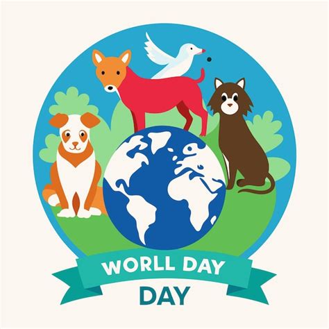 World Animal Day poster design vector | Premium AI-generated vector