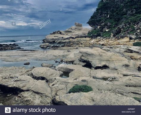 Kapurpurawan white rock formation in Ilocos Norte, Philippines Stock ...