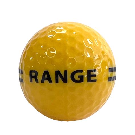 range balls - 1 piece yellow - David Golf