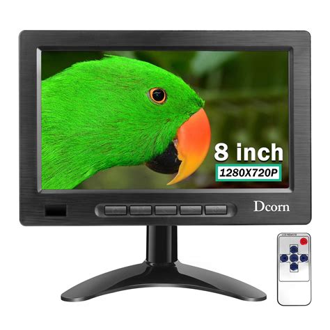 Buy Dcorn 8 Inch Mini Monitor,Small HDMI Monitor 1280x720 16:9 IPS ...