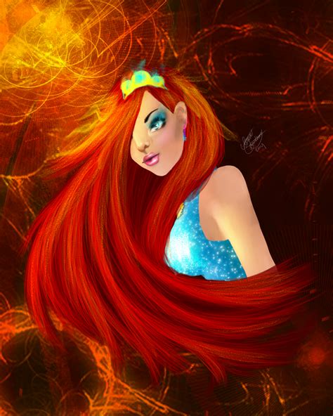 fire princess by Tjibi on DeviantArt