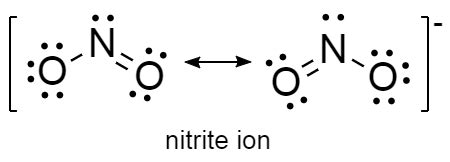 Nitrite Ion Lewis Structure