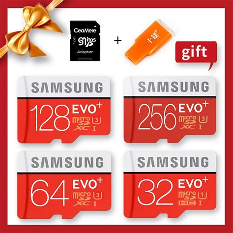 SAMSUNG 100% Original Micro SD Card EVO Plus Microsd Cards Memory Card ...