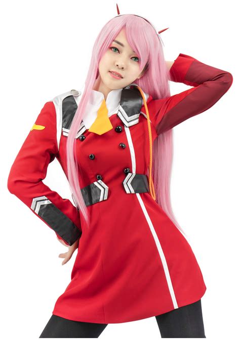 Buy C-ZOFEK Women's US Size Zero Two Cosplay Costume Red Dress ...