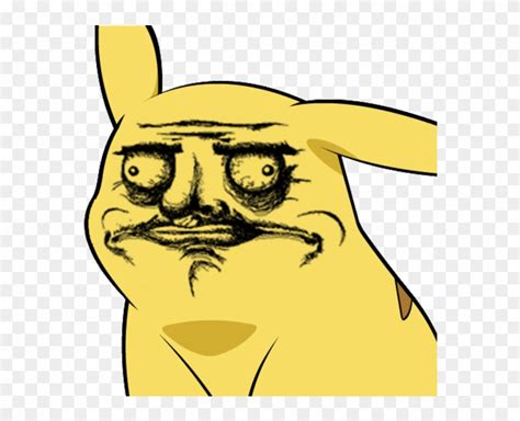 Give Pikachu A Face - Pikachu Meme Face Png Clipart (#14345) - PikPng