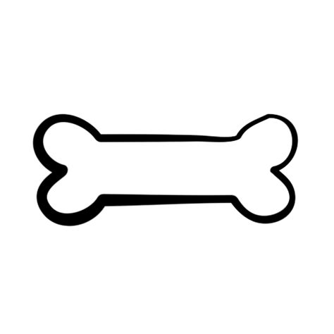 Free Dog Bone Outline, Download Free Dog Bone Outline png images, Free ...