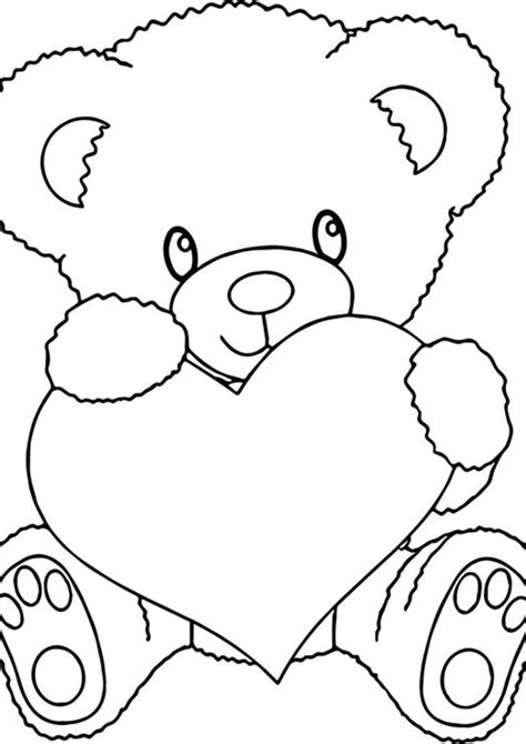 Teddy Bear Coloring Pages Free Printable - Margaret Dinh's Coloring Pages