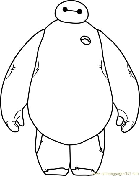 Baymax Coloring Pages Printable Coloring Pages