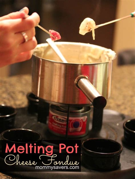 Melting Pot Cheese Fondue Recipe - Mommysavers