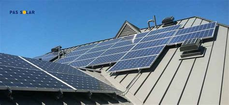 Install solar panels on metal roof | Pas Solar