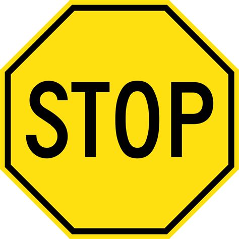 File:Yellow stop sign.svg - Wikipedia