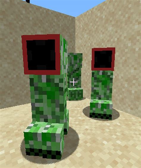 Black-Red Creeper Minecraft Texture Pack