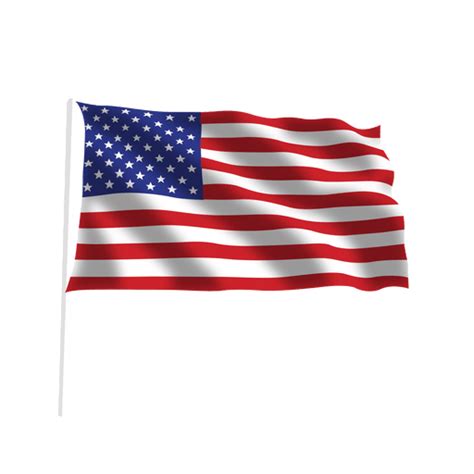 Waving american flag - Transparent PNG & SVG vector file